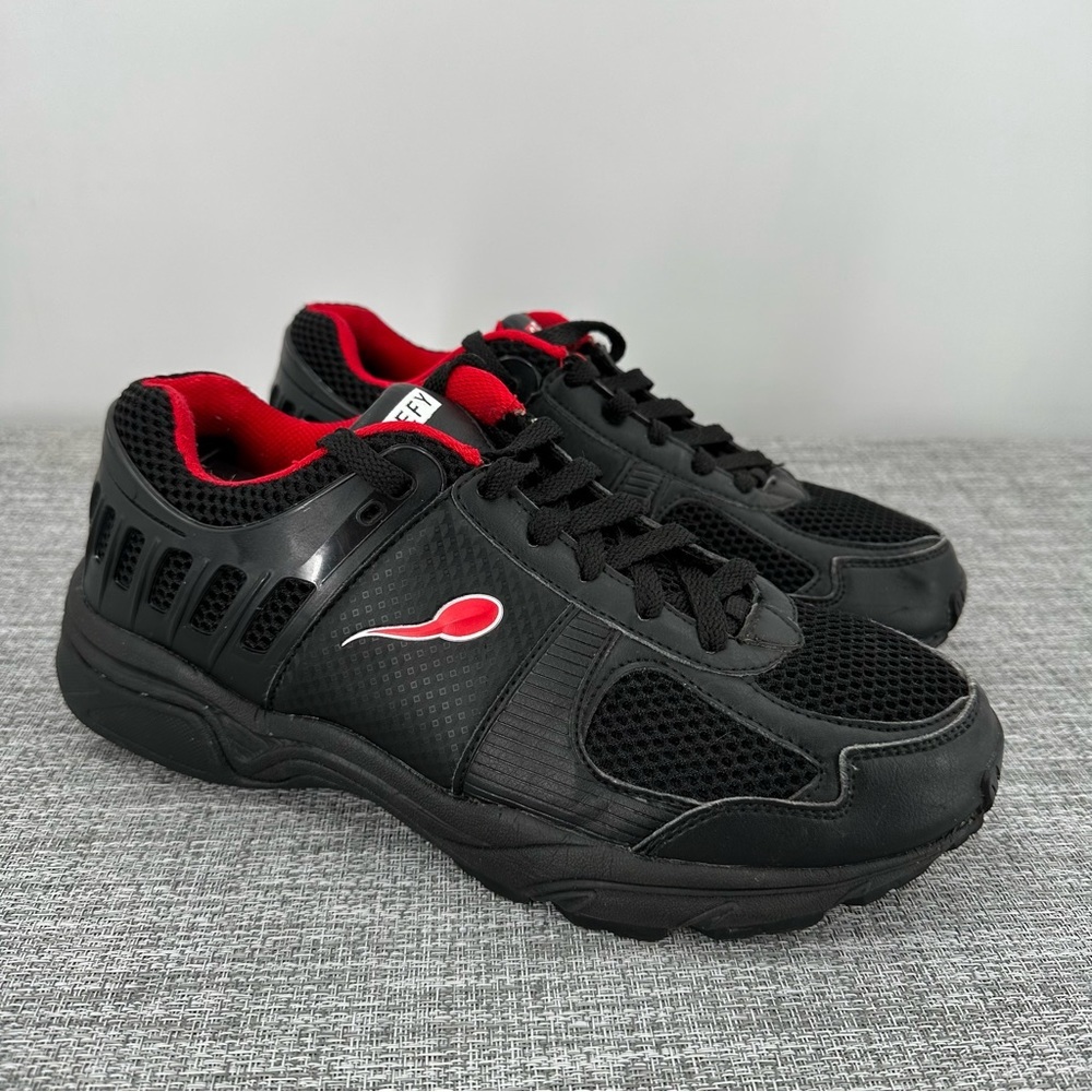 Gravity Defyer Mens's‎ Ballistic Sneakers US 9 Black lace up Athletic